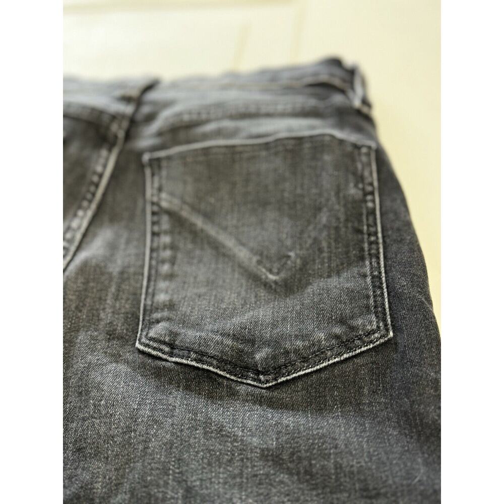 Hudson Barbara Super Skinny Side Stripe Jeans - Women's Size 26 Black, Stretch - Picture 6 of 7